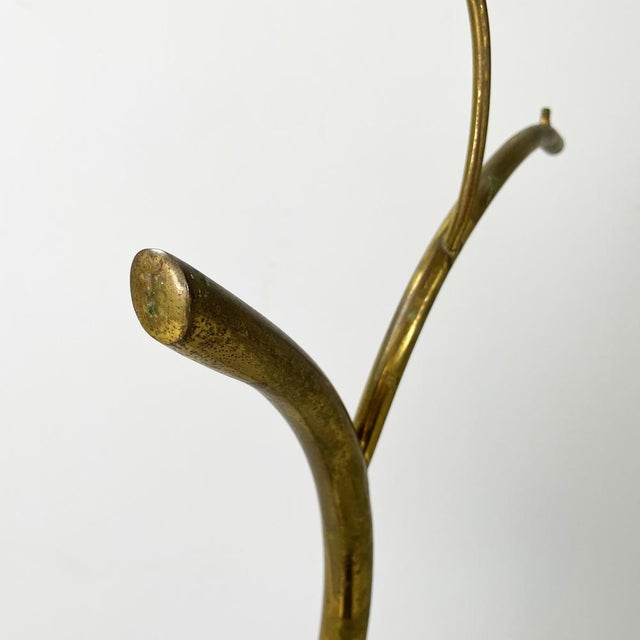 Mid-Century Italian Modern Floor Hanger or Hat Rack in Brass Rod, 1950s For Sale - Image 9 of 18