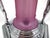 1980s Art Deco Frankart Style Chrome Table Lamp Pink Vianne Frosted Glass Nude Lady For Sale - Image 10 of 18