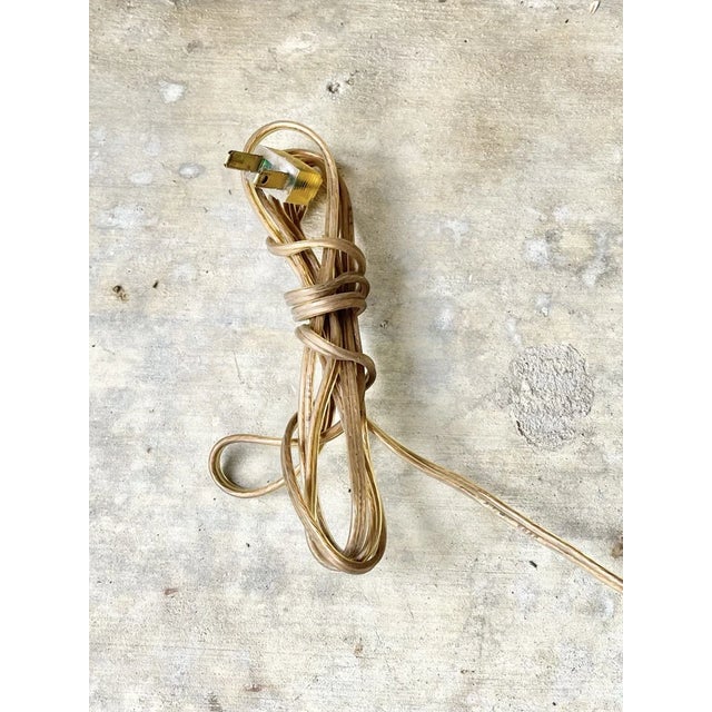 Large Vintage American Brilliant Cut Flower Crystal Mushroom Parlor Lamps For Sale - Image 12 of 12