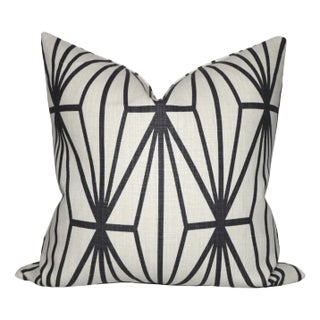 Katana Pillow Cover in Ebony, 20x20 Pillow For Sale
