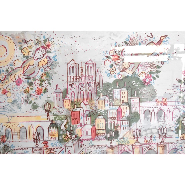 Charles Cobelle Charles Cobelle Paris Cityscape "Notre Dame" 1978 Lithograph For Sale - Image 4 of 13