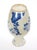 Ceramic Chinese Blue and White Porcelain Decorative Vase/ Phoenix Decoration - 14 3/4 In For Sale - Image 7 of 8