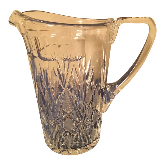 Vintage Crystal Pitcher Chairish