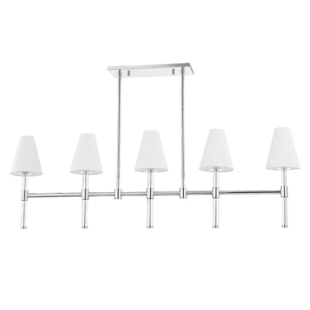 A beautiful blend of acrylic, metal and linen, Janelle gives off a vintage vibe with details that feel fresh. Tapered...