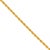 Unisex 14k Yellow Gold 2mm 24” Classic Twisted Spiral Rope Chain Necklace For Sale - Image 4 of 8
