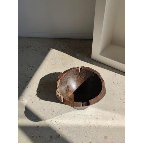 Large Vintage Teak Bowl For Sale - Image 4 of 18