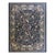 1930s Chinese Peking Knotted Wool Room Size Antique Rectangle Blue Greek Key Rug For Sale