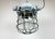 Industrial Grey Bunker Ceiling Light with Iron Cage from Elektrosvit, 1970s For Sale - Image 10 of 18