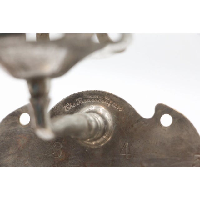 Metal Antique Brasscrafters Bathroom Nickel Cup & Toothbrush Holder For Sale - Image 7 of 10