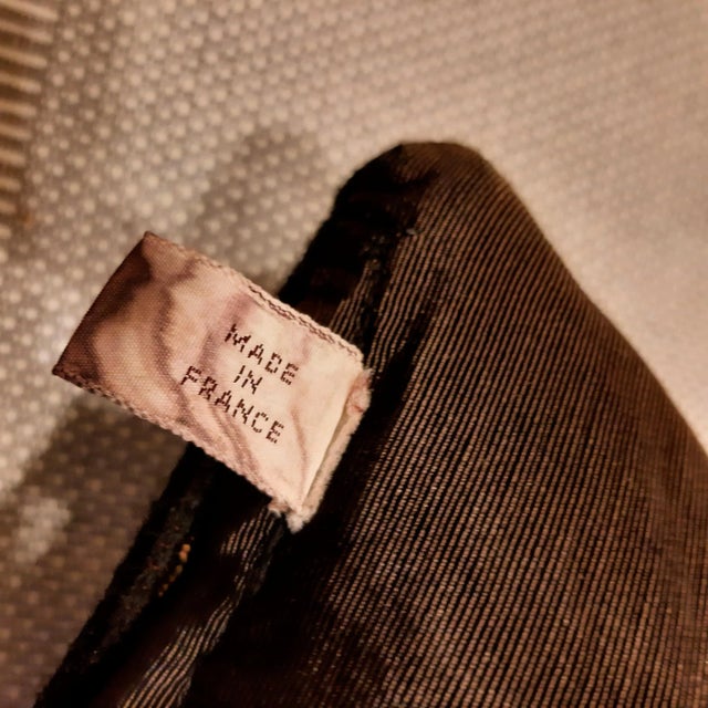 Pink Vintage French Tapestey Floral Pillow For Sale - Image 8 of 9