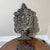 Wood Pair Vintage Dutch Hammered Metal Wall Sconces Repousse Acanthus Floral Candle Holder For Sale - Image 7 of 7