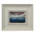 Crimson Horizon - Miniature Abstract Landscape Seascape by Contemporary Artist 2025 For Sale