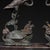 Late 19th Century Pair of Gilt Bronze Crane & Turtle Candle Holders - "Turtle & Crane Longevity" For Sale - Image 4 of 9