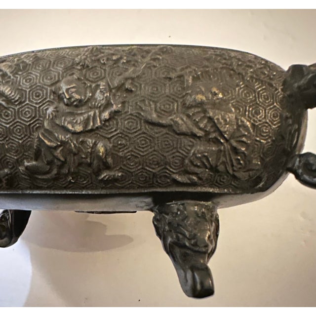 Vintage Chinese Bronze Bowl For Sale In Miami - Image 6 of 10