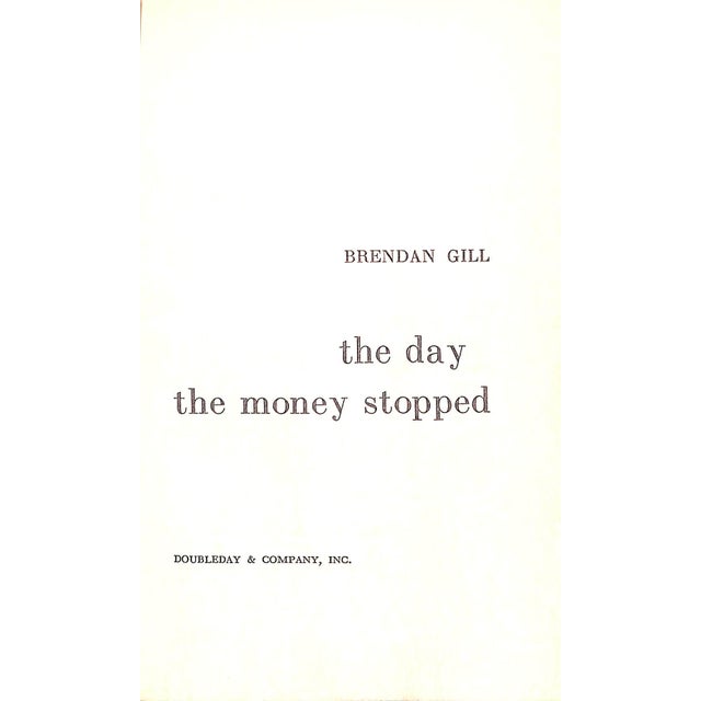 Traditional "The Day the Money Stopped" 1957 Gill, Brendan For Sale - Image 3 of 6