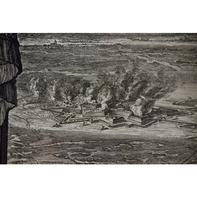 Daniel Marot's the Siege of the Dutch Fortified City of Ypres by Louis Xiv, 1680 For Sale - Image 9 of 11