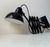 Bauhaus Black Articulated Scissor Wall Lamp, 1950s For Sale - Image 4 of 12