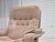 Danish Swivel Armchair in Beige Furniture Fabric, 1970s For Sale - Image 11 of 18