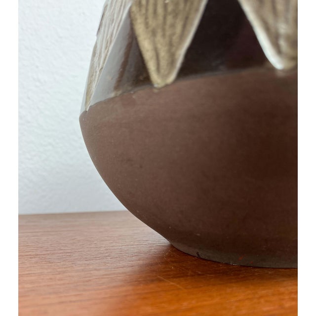 Brown Mid-Century Modern Danish Studio Pottery Bowl from Sejer Keramik, 1960s For Sale - Image 8 of 14