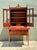 Mid 20th Century Vintage Marquetry Secretary Desk For Sale - Image 5 of 16