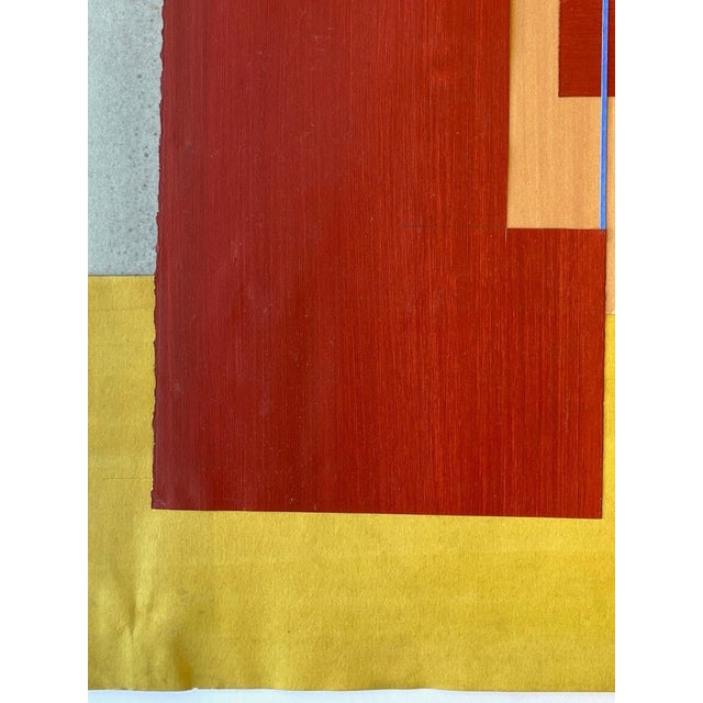 1980s 1980s Postmodern Geometric Collage by Gerald Johnson For Sale - Image 5 of 6