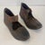 Antique Victorian era handmade children's shoes showcase exceptional 19th-century craftsmanship, constructed from a...