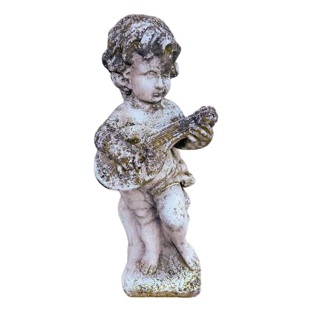 Vintage Garden Graniglia Statue For Sale