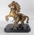 Metal 19th Century French Gilt Bronze of Rearing Marly Horse After Guillaume Coustou For Sale - Image 7 of 17