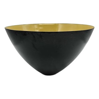 Mid 20th Century Danish Chartreuse Krenit Bowl Designed by Herbert Krenchel For Sale