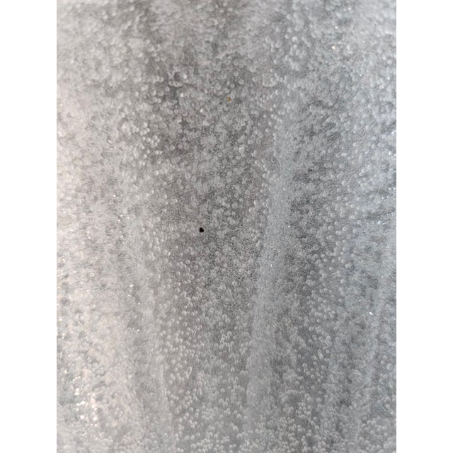Pair of Vintage Pugeloso Frosted Tulip Murano Sconces For Sale - Image 9 of 11