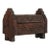 Vintage Hinged Carved Wood Box For Sale
