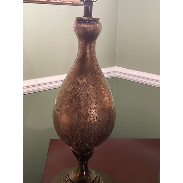 Vintage Mid-Century Modern Crackled "Genie Bottle" or "Moorish" Style. - a Pair For Sale In Philadelphia - Image 6 of 16