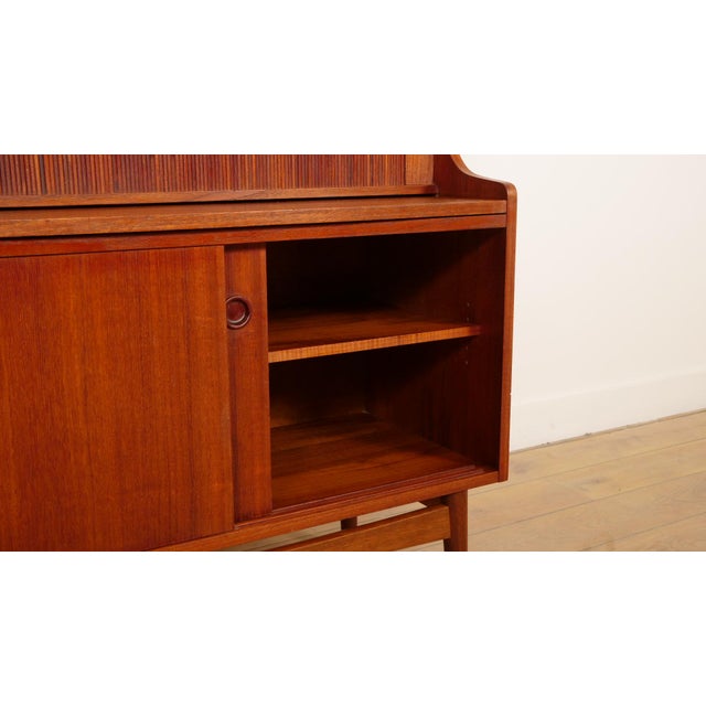 Vintage Highboard Shelf in Teak from Johannes Sorth, 1965 For Sale - Image 15 of 17