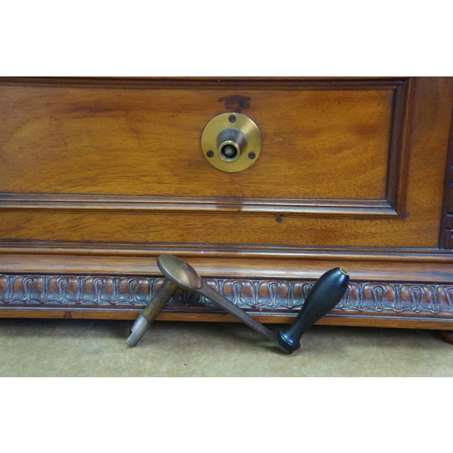 Antique Regina Double Comb 15.5" Music Box Player & 46 Records For Sale - Image 12 of 18