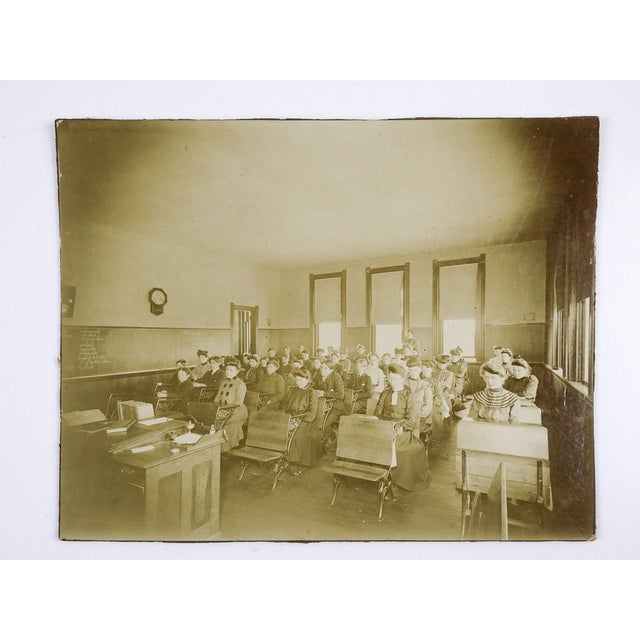 Antique Madison S. Dakota High School Classroom Photograph Chairish