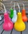 1990s Space Age Multicoloured Seven-Light Cascade Chandelier by Brilliant – Pop Art Style For Sale - Image 4 of 4