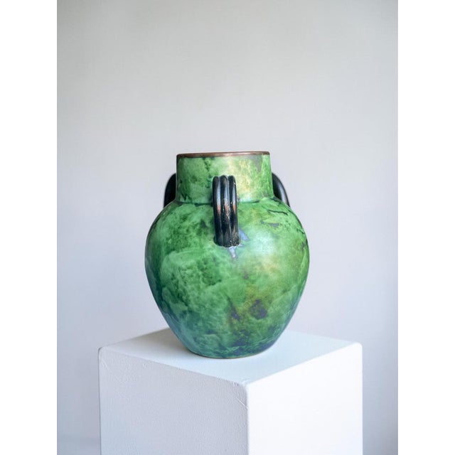 Art Deco Nittsjö Vase by Erik Mornils, Sweden, 1930s For Sale - Image 4 of 9