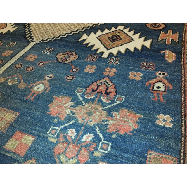 Antique Hamadan Gallery Rug Origin: Persia Circa: 1900 US Size: 5 ' 5 " x 10 ' 3 " Metric Size: 1.65 x 3.12 meters The...