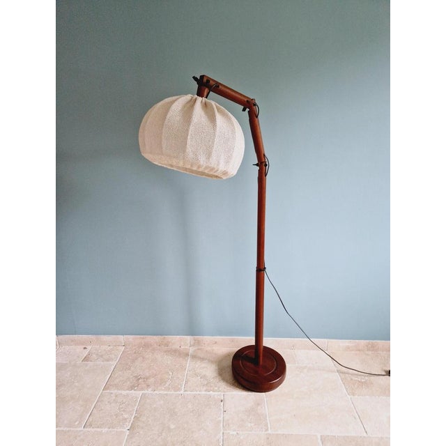 Scandinavian Teak Lamp, 1970s For Sale - Image 12 of 18