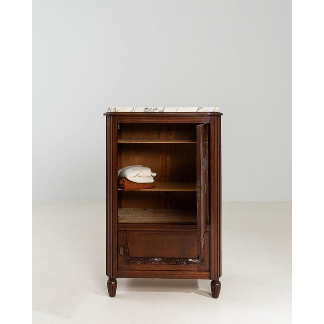 Wood 19th Century France Art Deco Brown Wood Storage Cabinets & Cupboards For Sale - Image 7 of 11