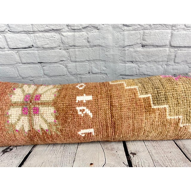 12 x 46 Lumbar Rug Pillow Nomadic Comfort Turkish Pillow Cushion Cover For Sale - Image 4 of 7