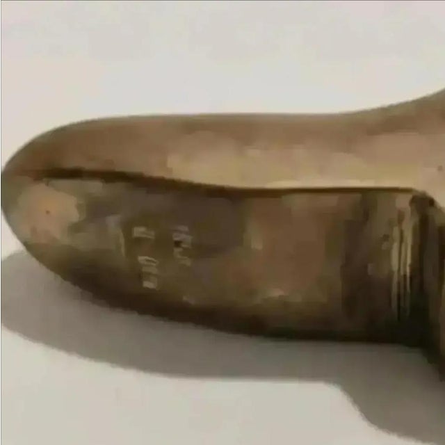 1970s 1970s Vintage Polo Ralph Lauren Brass Polo Boot Bottle Opener For Sale - Image 5 of 7