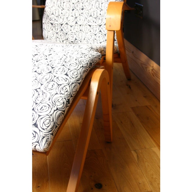 Set of Vintage Chair with Footstool by Simo Heikkila for Ikea, 1990s For Sale - Image 17 of 18