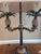 Hollywood Regency Late 20th Century Hollywood Regency Pinapple Bouillotte Double Arm Table Lamp For Sale - Image 3 of 13
