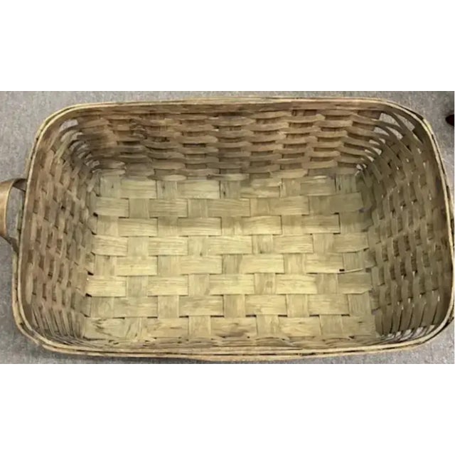 American Antique American Hickory Basket For Sale - Image 3 of 6
