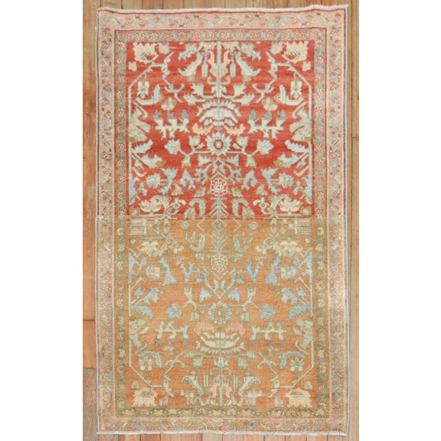 Antique Zabihi Collection Persian Malayer Scatter Rug For Sale - Image 9 of 9