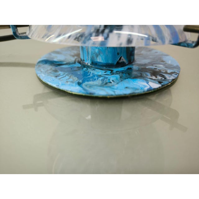 Mid-Century Modern Table Lamp in Murano Glass For Sale - Image 3 of 17