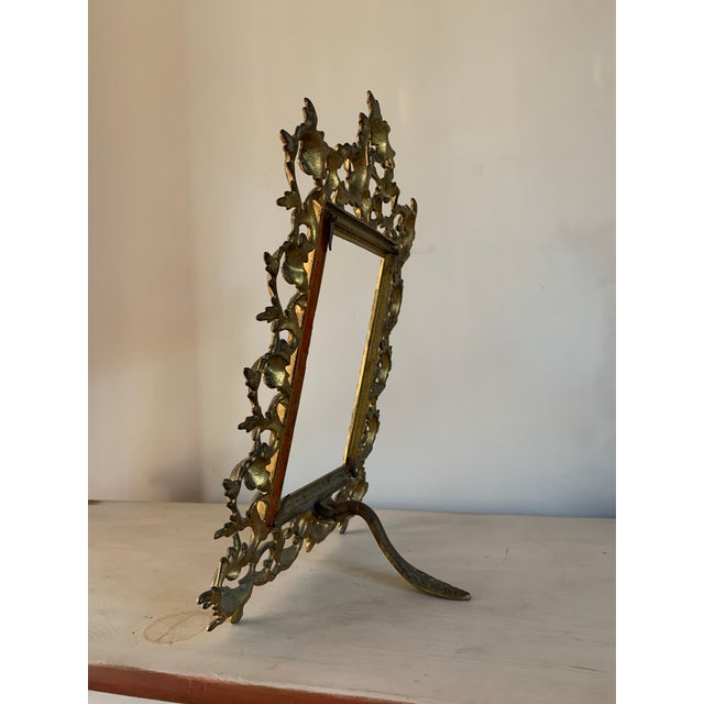 Vintage Brass Tabletop Picture Frame Chairish