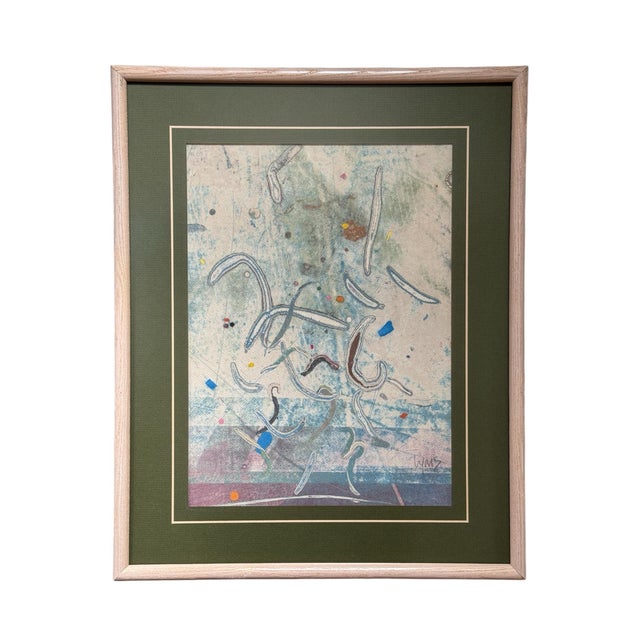 Late 20th Century Original Monoprint by Mitch Lyons (American, 1938-2018) For Sale - Image 4 of 12