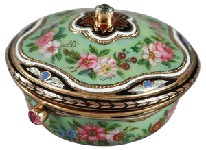 Vinaigrette in Gold with Enamel and Precious Stones